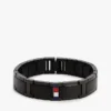 Stripe Accent Flat-Link Bracelet Stripe Accent Flat-Link Bracelet