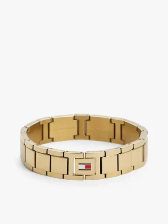Stripe Accent Flat-Link Bracelet
