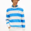 Stripe Cable Knit Sweater