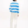 Stripe Cable Knit Sweater