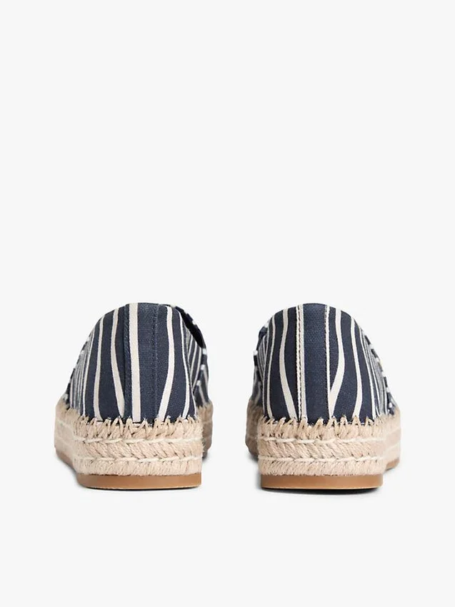 Stripe Canvas Platform Espadrille Stripe Canvas Platform Espadrille