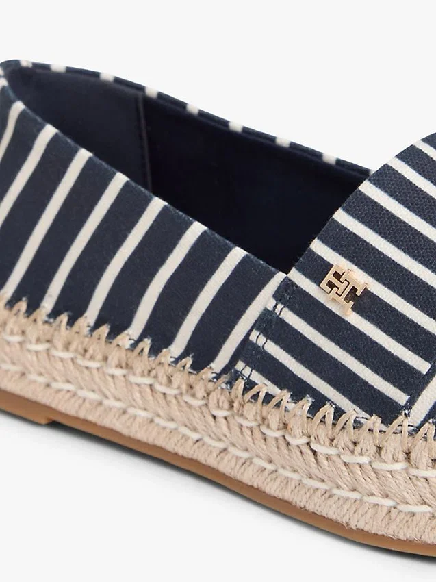 Stripe Canvas Platform Espadrille Stripe Canvas Platform Espadrille