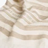 Stripe Cotton-Linen Blend Scarf Stripe Cotton-Linen Blend Scarf