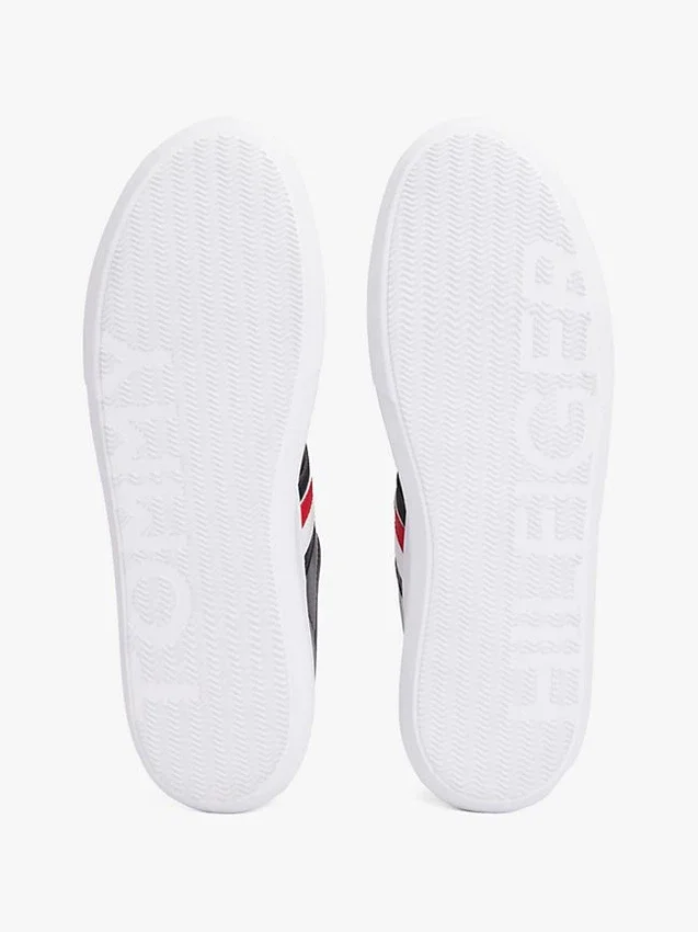 Stripe Leather Cupsole Sneaker Stripe Leather Cupsole Sneaker