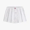 Stripe Poplin Sleep Short Stripe Poplin Sleep Short