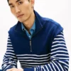 Stripe Quarter-Zip Sweatshirt