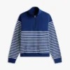 Stripe Quarter-Zip Sweatshirt