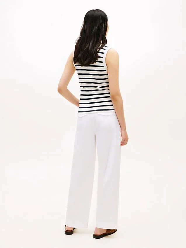 Stripe Rib-Knit Tank Top Stripe Rib-Knit Tank Top
