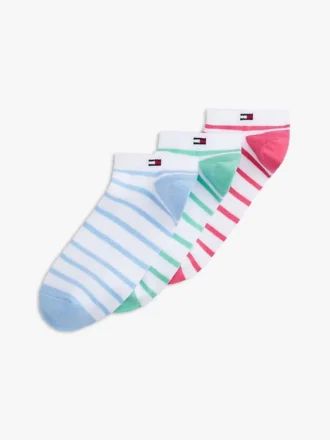 Stripe Sport Ankle Sock 3-Pack