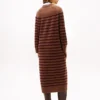 Stripe Wool-Cashmere Sweater Dress