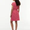 Striped Belted Stretch-Cotton Dress Striped Belted Stretch-Cotton Dress
