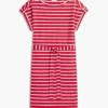 Striped Belted Stretch-Cotton Dress Striped Belted Stretch-Cotton Dress
