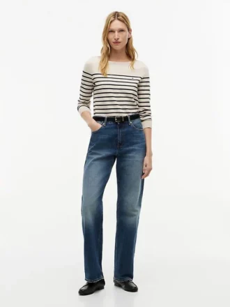 Striped Boatneck Sweater