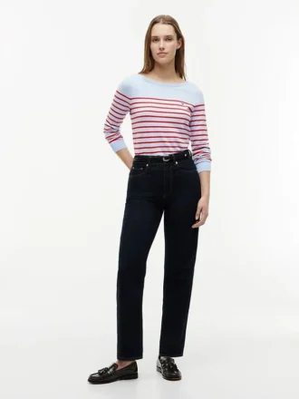 Striped Boatneck Sweater