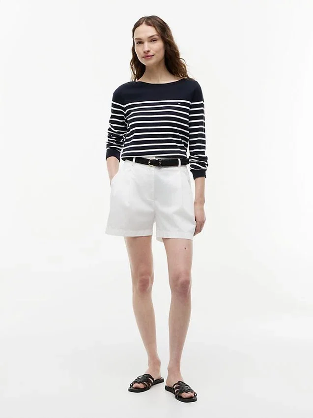 Striped Boatneck Sweater Striped Boatneck Sweater