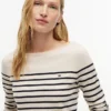 Striped Boatneck Sweater Striped Boatneck Sweater