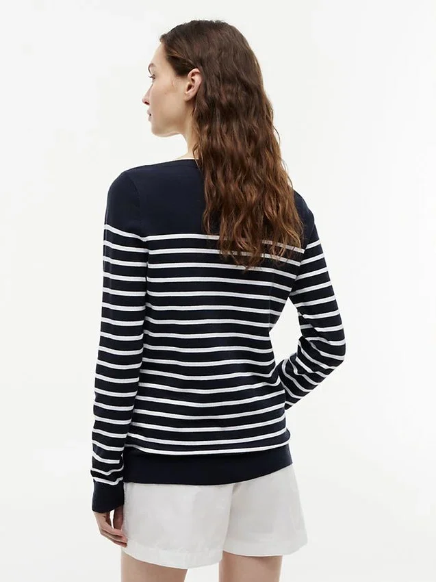 Striped Boatneck Sweater Striped Boatneck Sweater