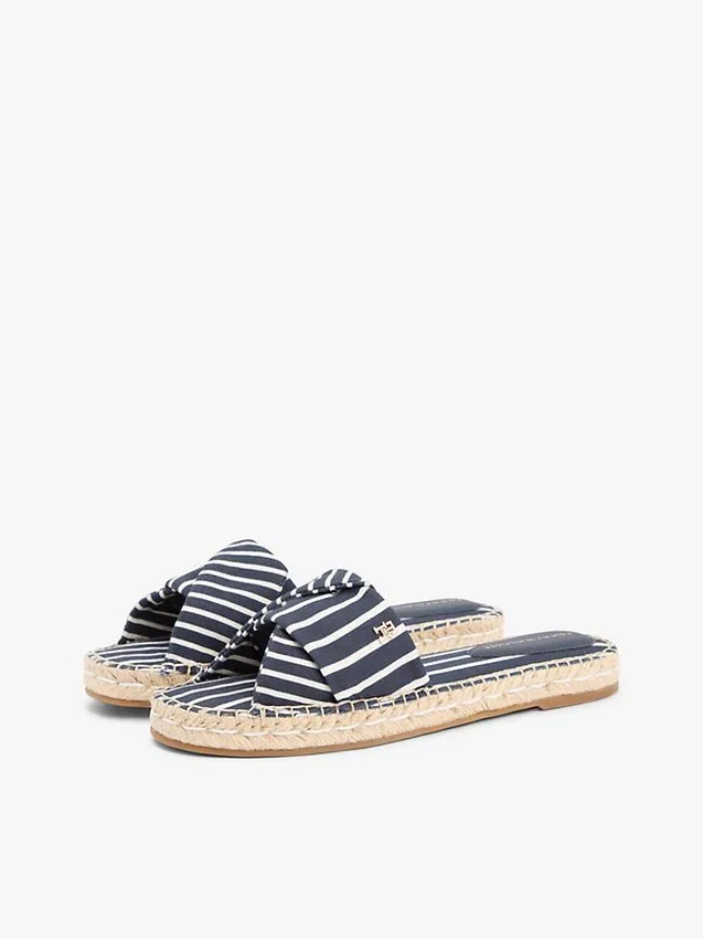 Striped Canvas Espadrille Sandal Striped Canvas Espadrille Sandal