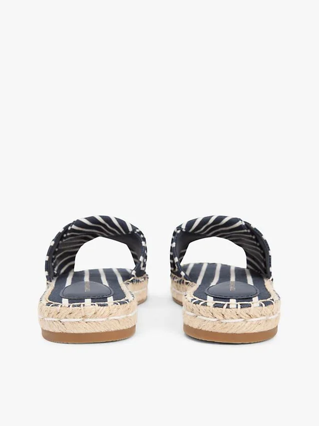 Striped Canvas Espadrille Sandal Striped Canvas Espadrille Sandal