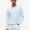 Striped Classic Crewneck Sweater