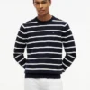 Striped Classic Crewneck Sweater