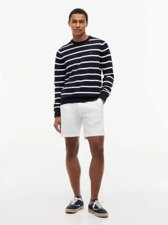 Striped Classic Crewneck Sweater