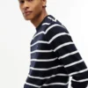 Striped Classic Crewneck Sweater