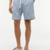 Striped Cotton-Linen Blend 7″ Short Striped Cotton-Linen Blend 7″ Short