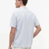 Striped Cotton-Linen Blend Camp Shirt