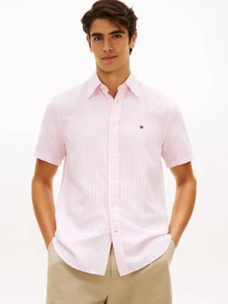 Striped Cotton-Linen Blend Shirt