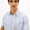 Striped Cotton-Linen Blend Shirt