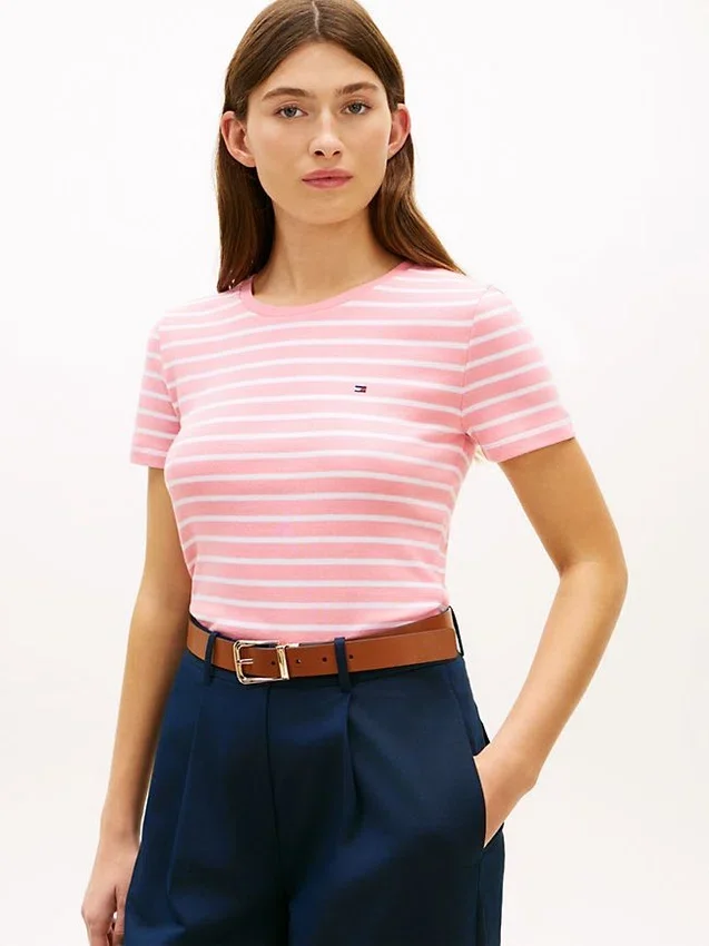 Striped Crewneck Favorite T-Shirt Striped Crewneck Favorite T-Shirt