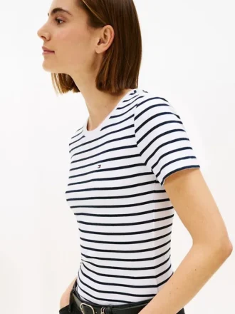 Striped Crewneck Favorite T-Shirt