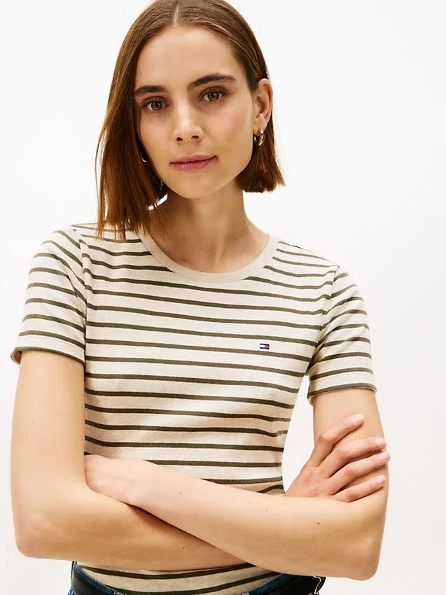 Striped Crewneck Favorite T-Shirt Striped Crewneck Favorite T-Shirt