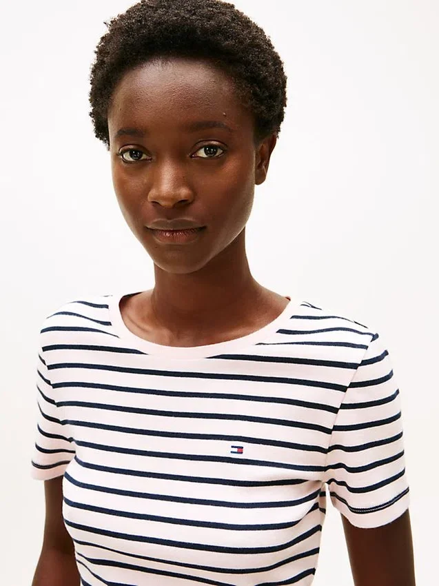 Striped Crewneck Favorite T-Shirt Striped Crewneck Favorite T-Shirt