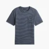 Striped Linen-Blend Pocket T-Shirt