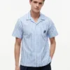 Striped Paper-Touch Camp Shirt