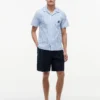 Striped Paper-Touch Camp Shirt