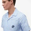Striped Paper-Touch Camp Shirt
