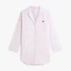 Striped Poplin Sleep Dress Striped Poplin Sleep Dress
