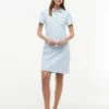 Striped Stretch Pique Polo Dress Striped Stretch Pique Polo Dress