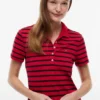 Striped Stretch Pique Polo Dress Striped Stretch Pique Polo Dress