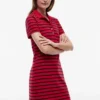 Striped Stretch Pique Polo Dress Striped Stretch Pique Polo Dress