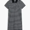 Striped Stretch Pique Polo Dress Striped Stretch Pique Polo Dress