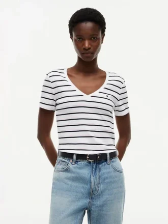 Striped V-Neck Favorite T-Shirt