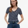 Striped V-Neck Favorite T-Shirt Striped V-Neck Favorite T-Shirt