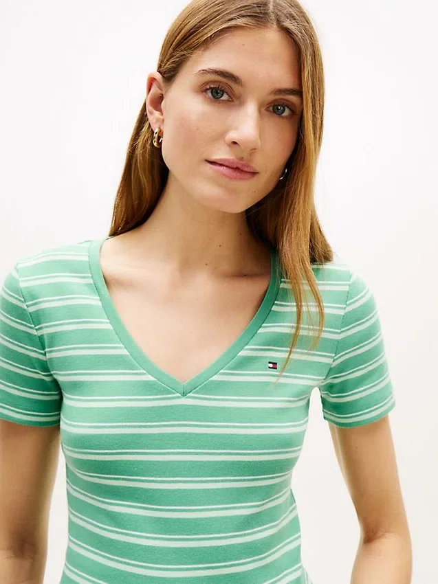 Striped V-Neck Favorite T-Shirt Striped V-Neck Favorite T-Shirt