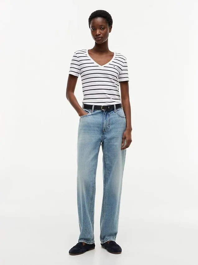 Striped V-Neck Favorite T-Shirt Striped V-Neck Favorite T-Shirt