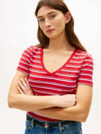 Striped V-Neck Favorite T-Shirt