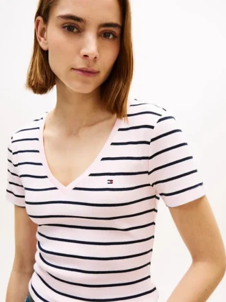 Striped V-Neck Favorite T-Shirt